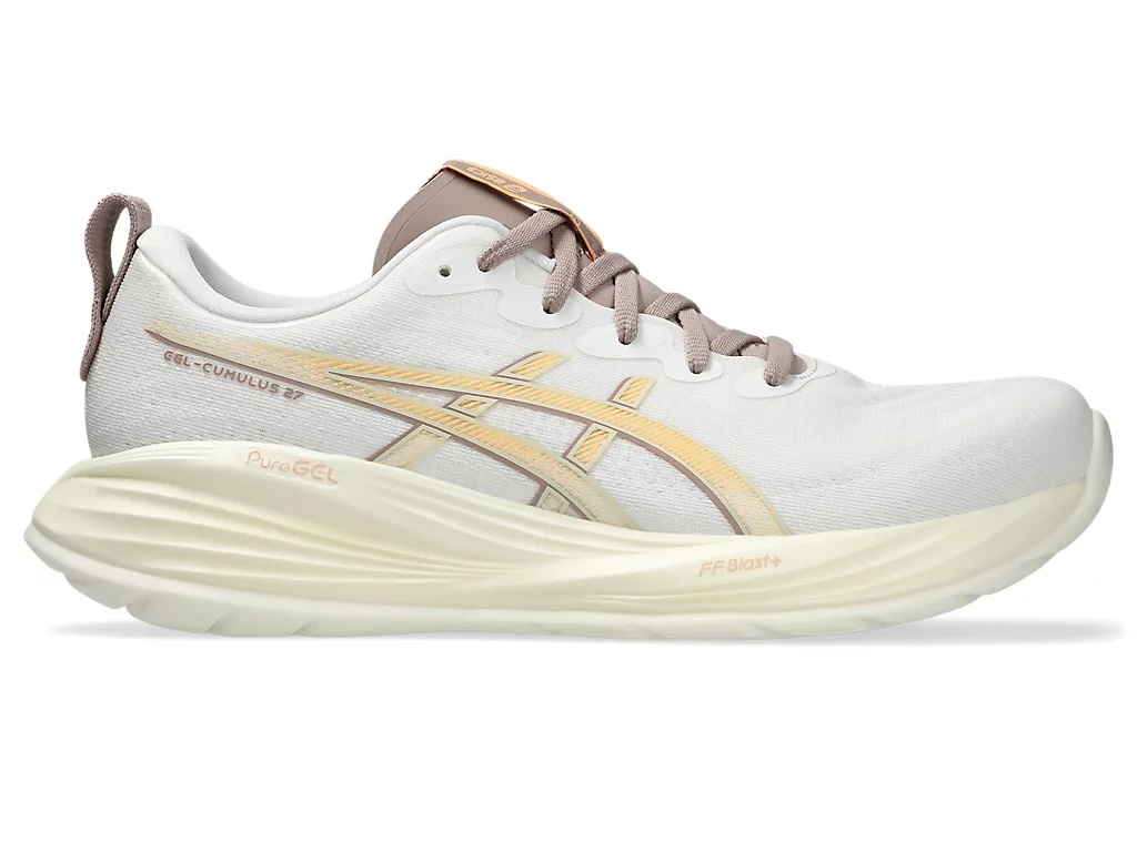 SEPATU RUNNING ASICS GEL-CUMULUS 27 MEN WHITE/FAWN RANK Sports