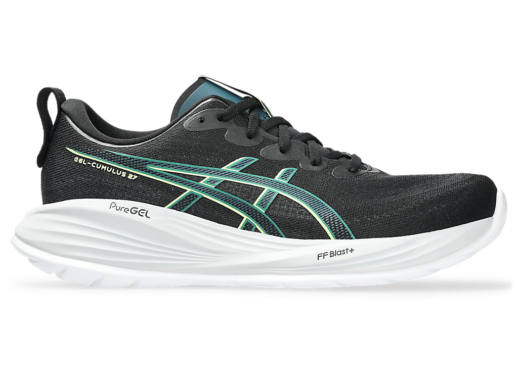 SEPATU RUNNING ASICS GEL-CUMULUS 27 MEN BLACK/LUCID YELLOW